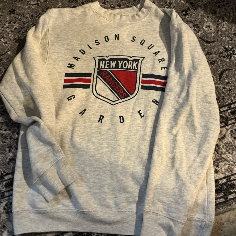 New York Rangers Gray Sweater